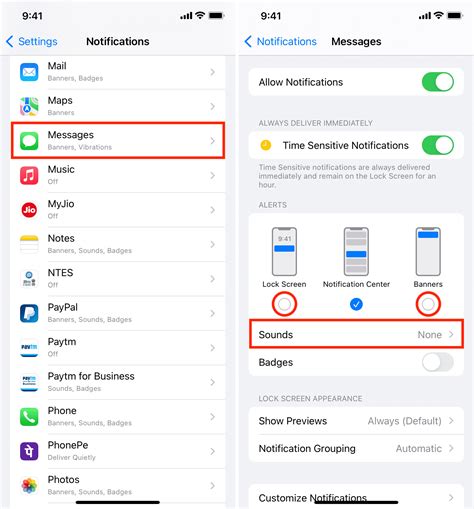 how do i turn off silenced notifications|iMessage saying notifications are silence…